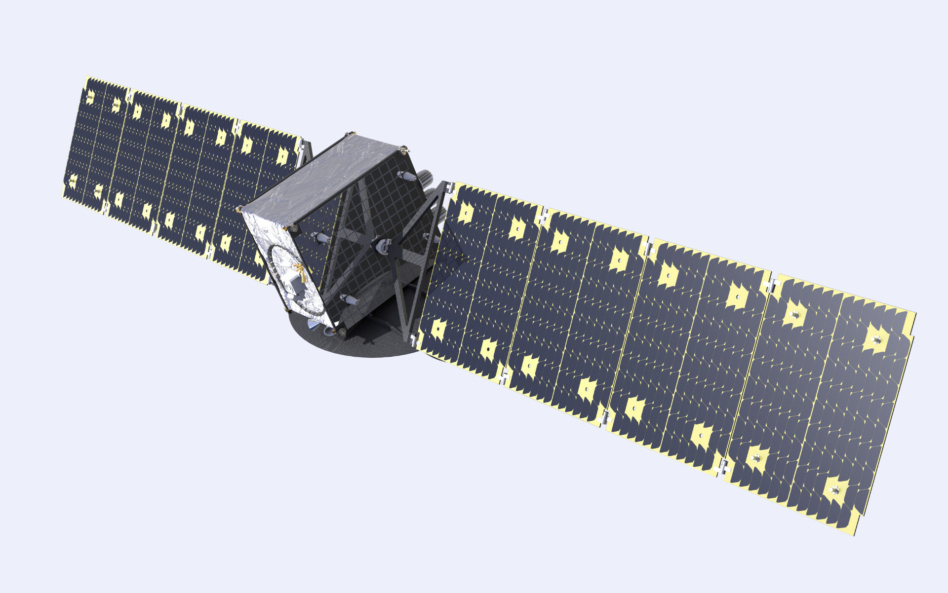 Astranis MicroGEO satellite render