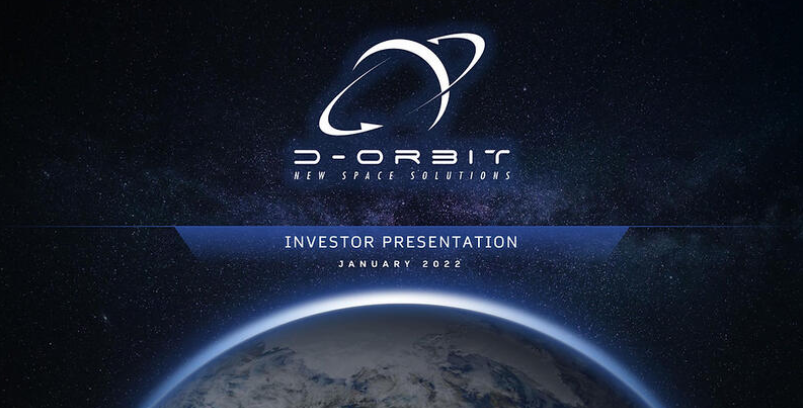 D-Orbit Investor deck January 2022 - title slide