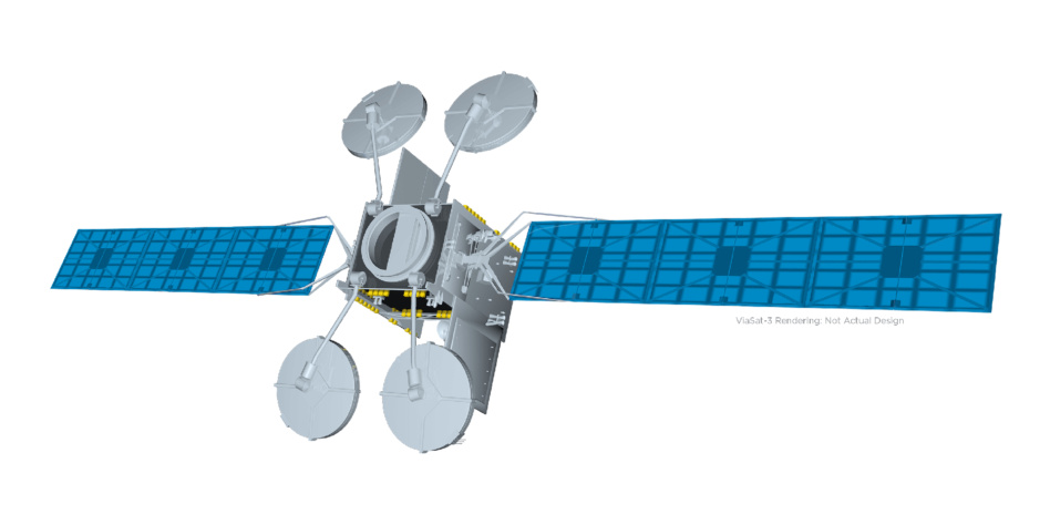 ViaSat-3 rendering