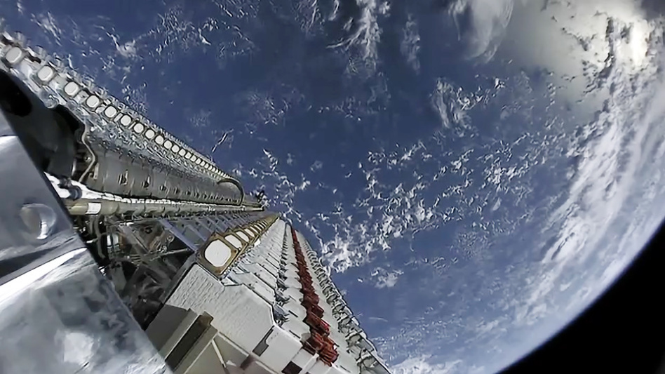 Starlink satellite (via SpaceX)