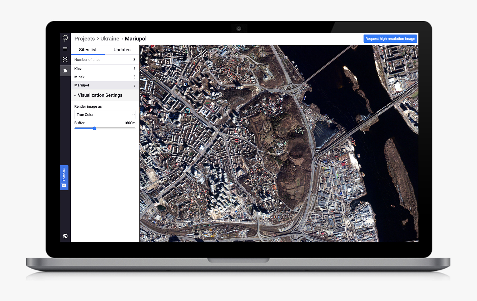Satellogic and Astraea Create Platform for Ukraine Imagery