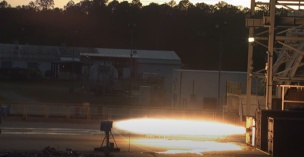 Launcher Test Fires E-2 Engine