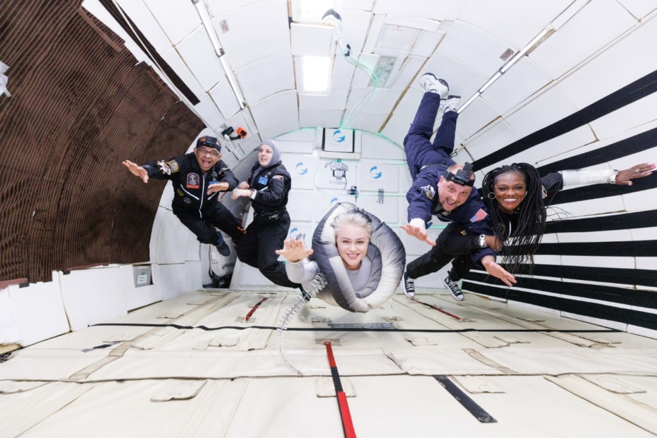 AstroAccess ambassadors on a Zero-G flight
