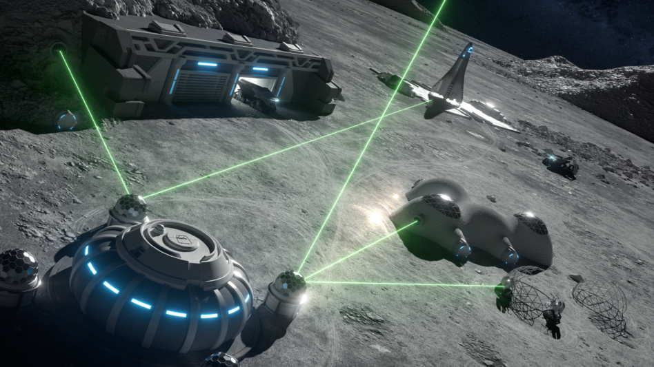 Lockheed Martin moon render Space 2050