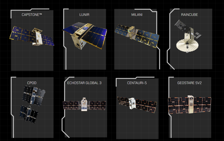 A snapshot of recent Terran Orbital missions. Image: Terran Orbital