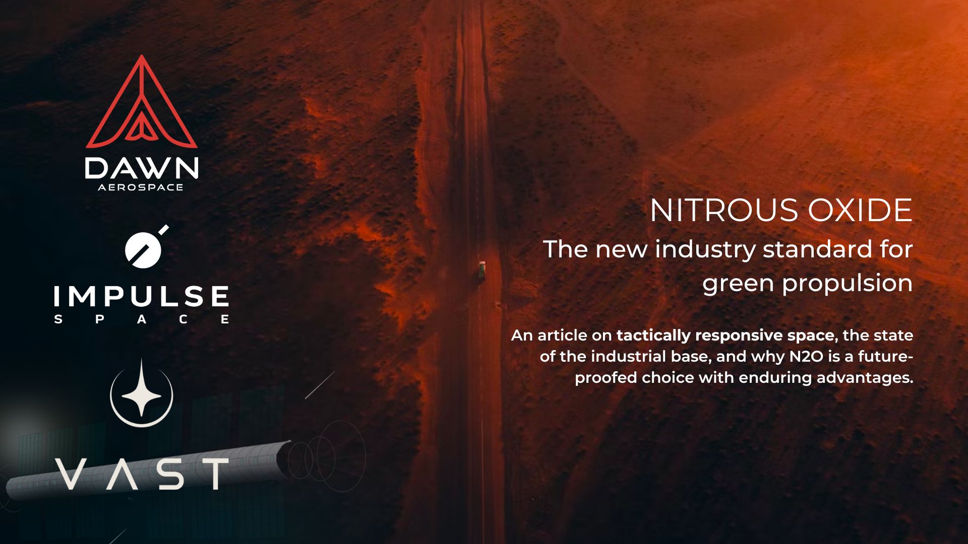 Transitioning space propulsion to a nitrous-based industry standard