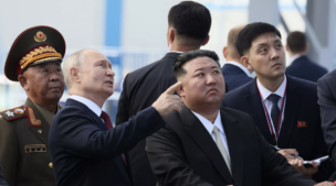 Kim Jong Un and Putin Meet at Spaceport, Discuss Rockets and Satellites