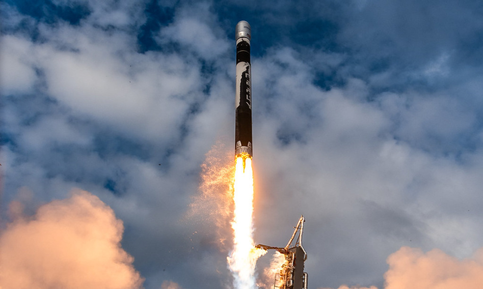The Firefly Aerospace Alpha rocket lifts off from Vandenberg Air Force Base in Dec. 2023.