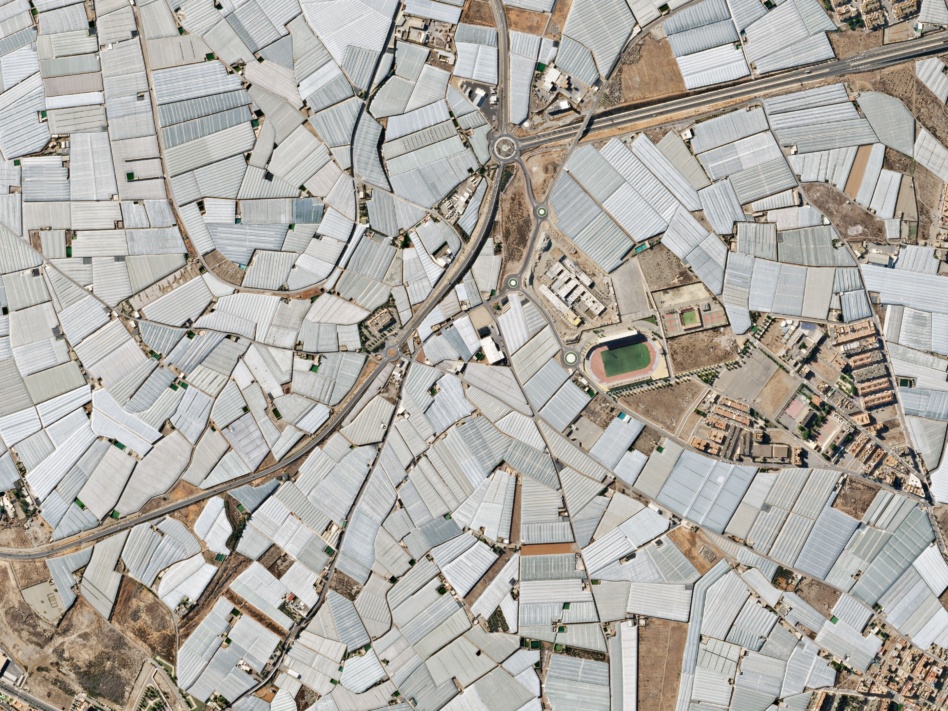 A Planet SkySat image of greenhouses in Almería, Spain. (Image: Planet Labs)