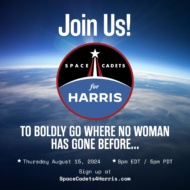 Former Astronaut Hosts ‘Space Cadets 4 Harris’ Fundraiser