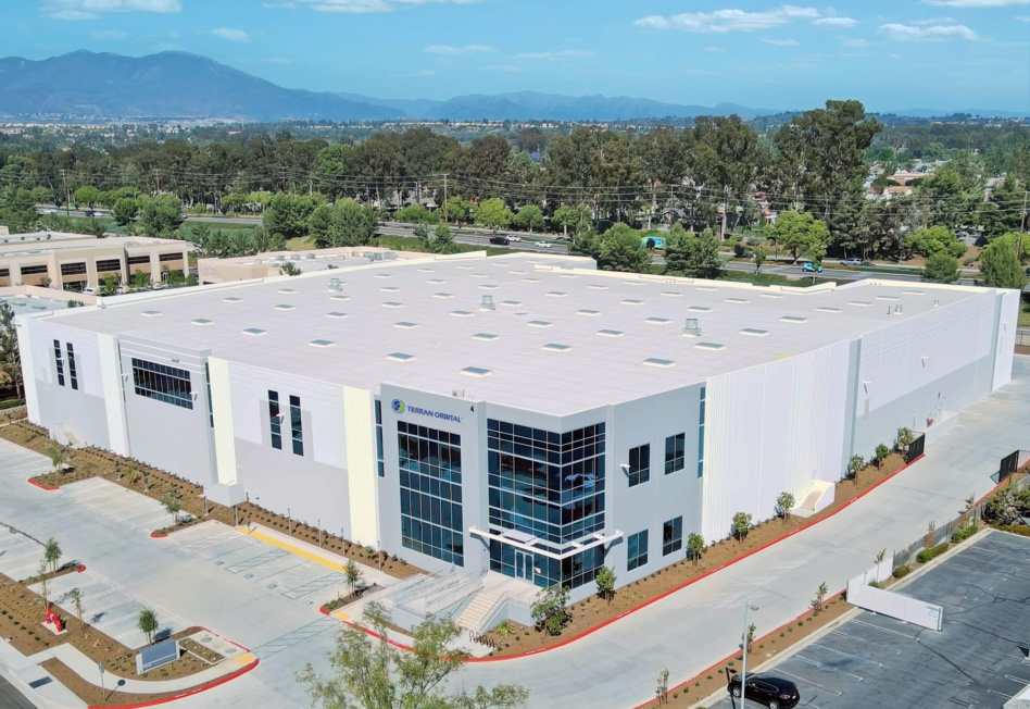 Terran Orbital's recently acquired assembly facility in Irvine, CA. Image: Terran Orbital.