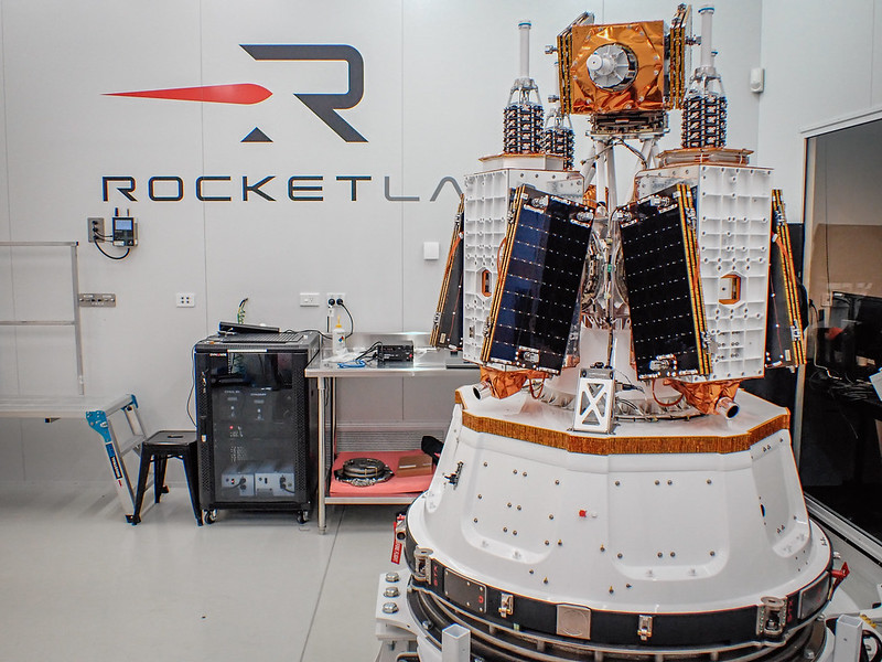 Kinéis payload inside Rocket Lab's clean room. Image: Rocket Lab