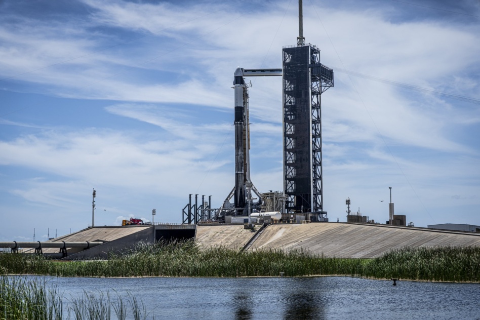 A Falcon 9 on the pad at Cape Canaveral's SLC 39A in August 2024. Image: SpaceX.