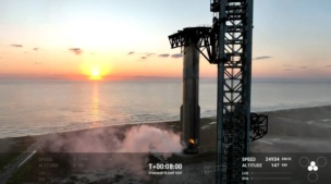 SpaceX Catches Starship Booster In Historic First