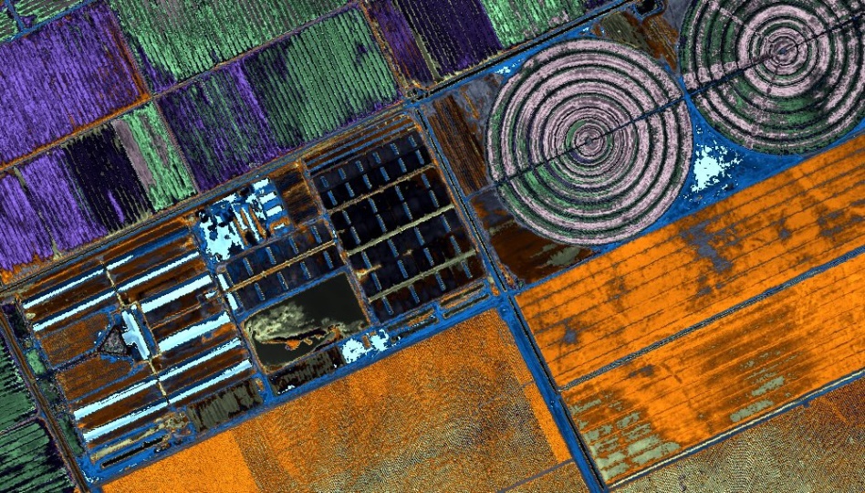 A sample image of data collected with a hyperspectral sensor similar to the one Matter is developing. Image: Matter Intelligence.