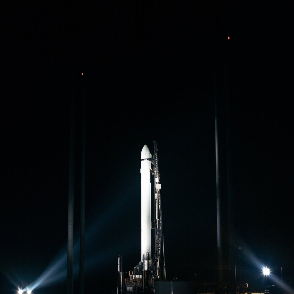 Relativity's Terran 1 rocket on the pad in 2023. Image: Relativity Space.