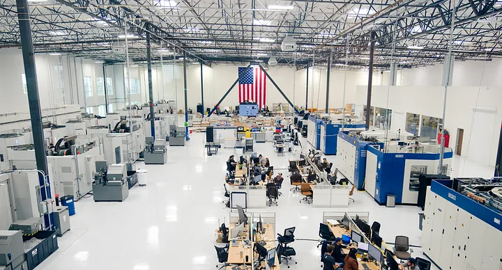 Hadrian's advanced manufacturing facility in California. Image: Hadrian