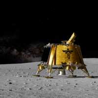 A rendering of Blue Ghost, Firefly's first mission to the lunar surface. Image: Firefly
