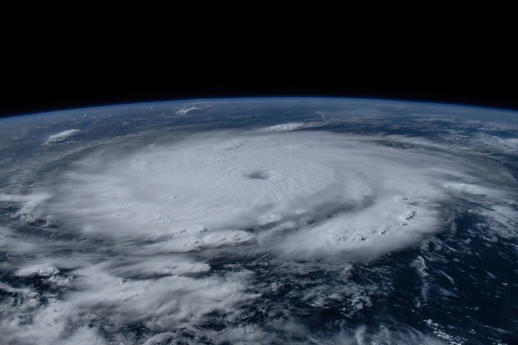 Hurricane Beryl from above. Image: Matthew Dominick