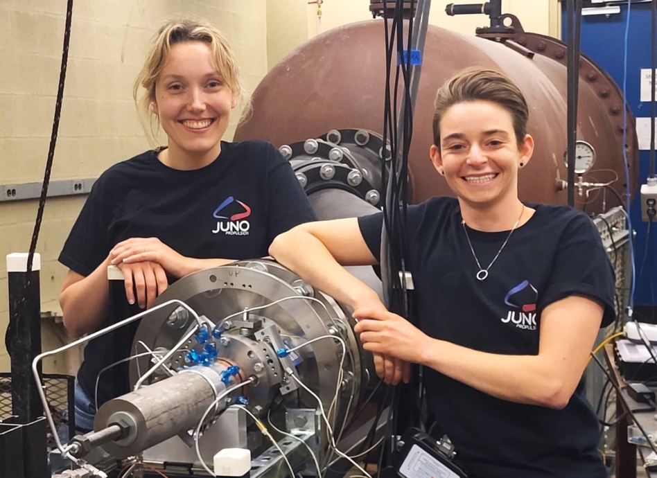 Juno's cofounders: Alexis Harroun and Ariana Martinez. Image: Juno Propulsion