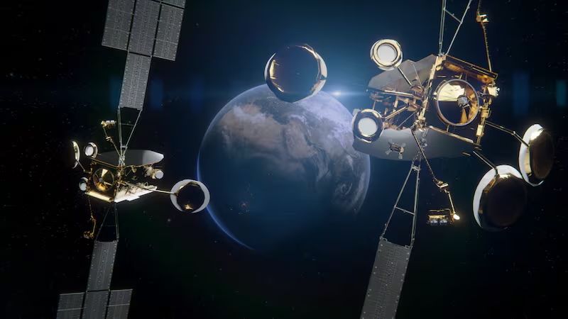 A rendering of Al Yah 4 and 5. Image: Space42
