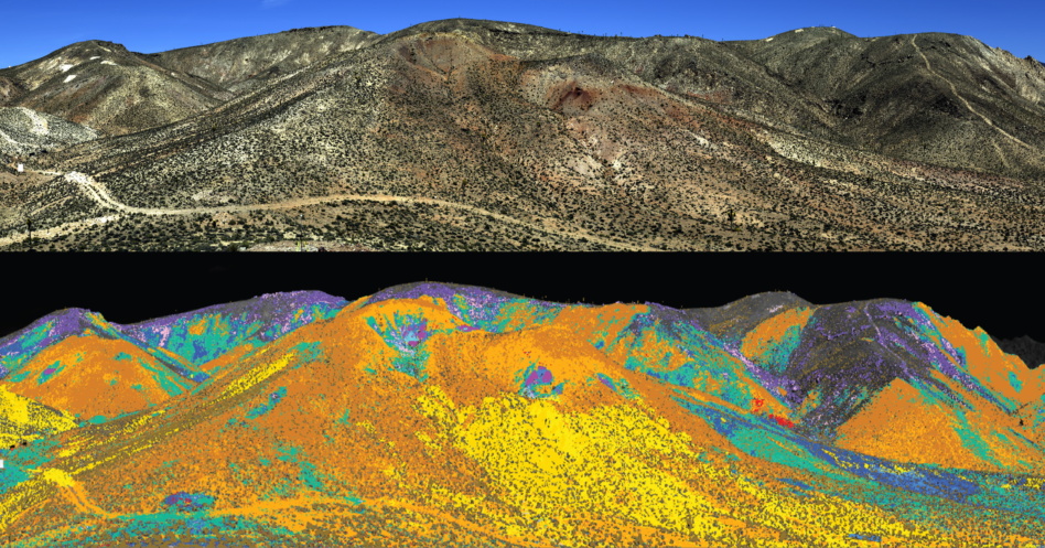 NASA and the US Geological Survey are using spectral imaging to find rare earth deposits. Image: NASA