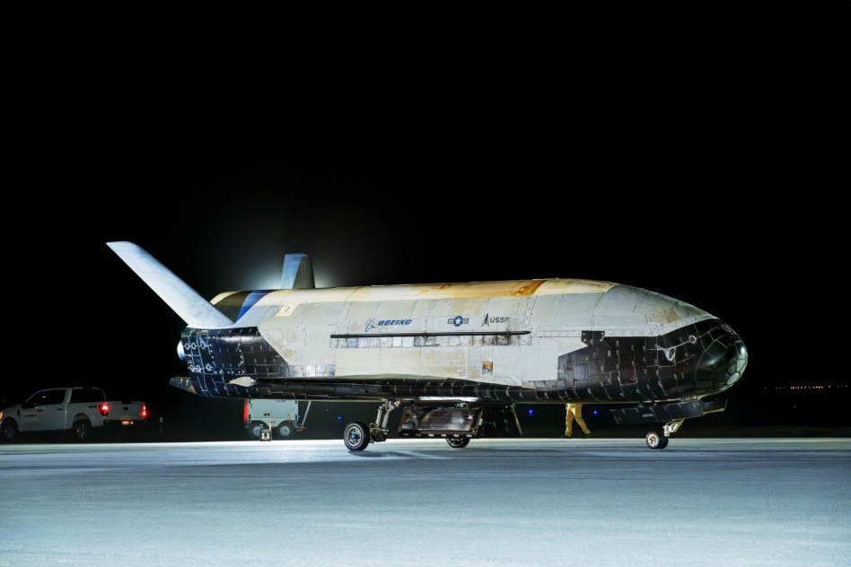 X-37B returned to Earth in March after its seventh mission, which lasted 434 days. Image: Boeing