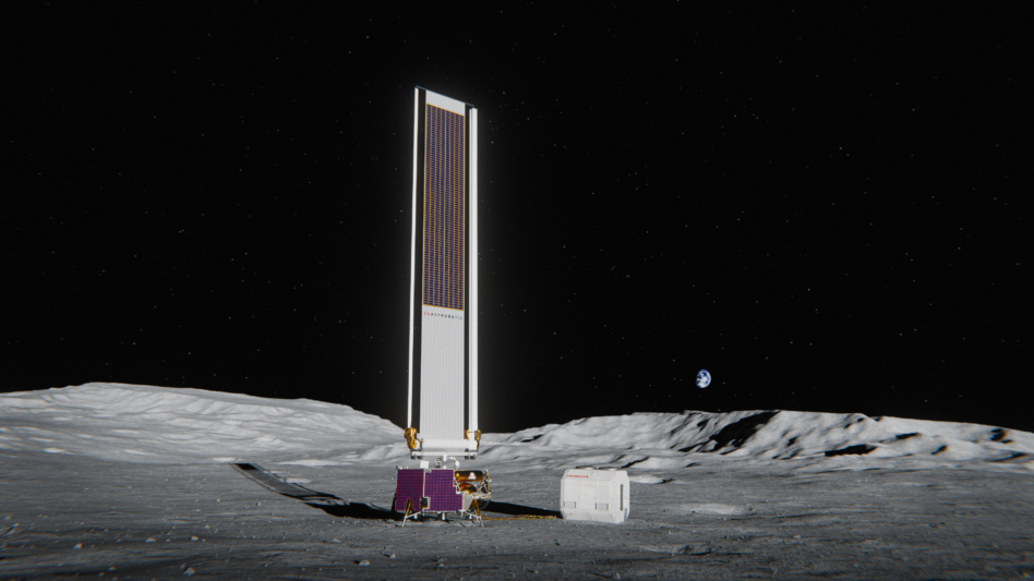 A rendering of Honda's RFC and Astrobotic's VSAT. Image: Honda