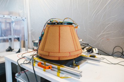 Orbital Paradigm's subscale reentry vehicle. Image: Orbital Paradigm