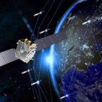 A rendering of a Galileo constellation satellite. Image: Leonardo S.p.A. and subsidiaries