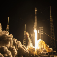 Bandwagon-4 lifts off. Image: SpaceX