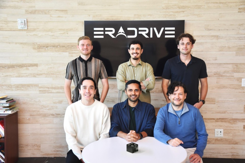 EraDrive and a rendering of the first production version of its autonomy hardware/software self-driving module. Image: EraDrive