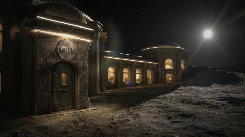 Artist rendering of the GRU Lunar Hotel. Image: GRU Space