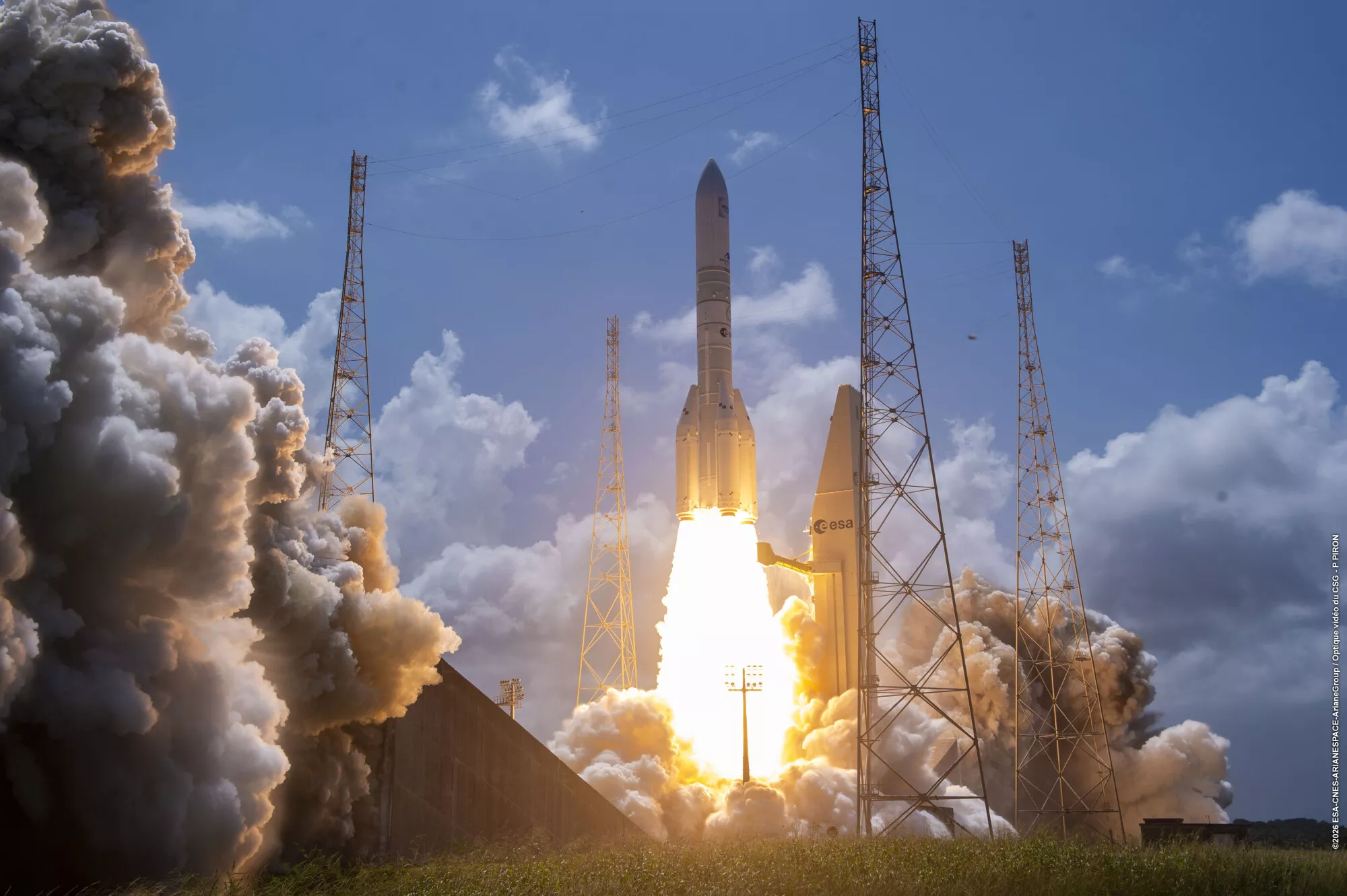 The First Flight of Ariane 64 Reaches Orbit