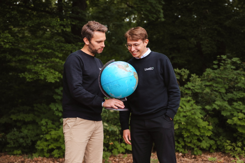 LiveEO founders Daniel Seidel and Sven Przywarra. Image: LiveEO