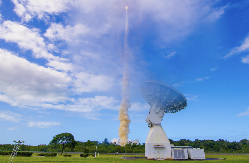 Ariane 6 launches from Kourou, French Guiana in 2024. Image: ESA/M. Pédoussaut