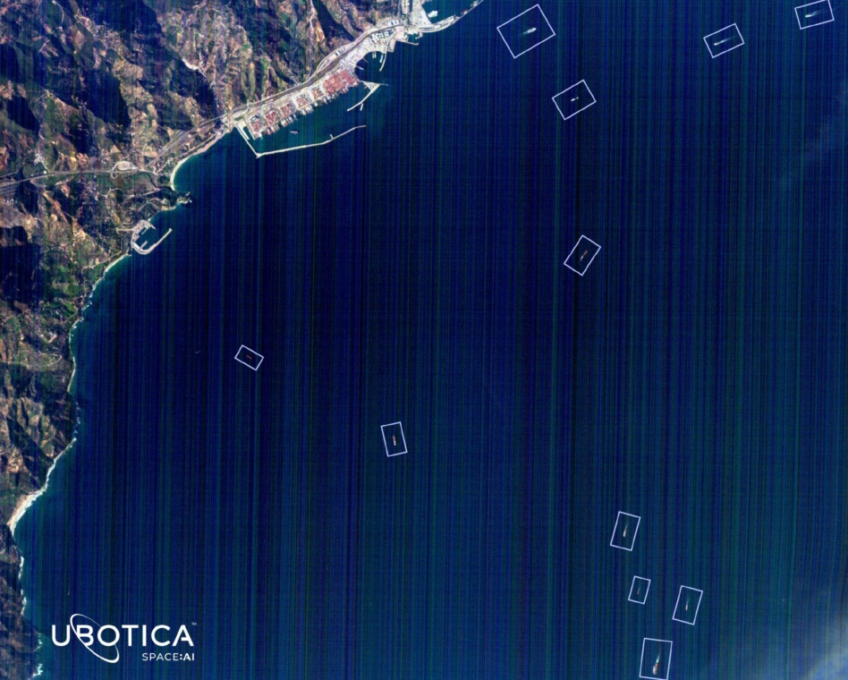 Ubotica's Live Maritime Intelligence platform tracks maritime activity. Image: Ubotica