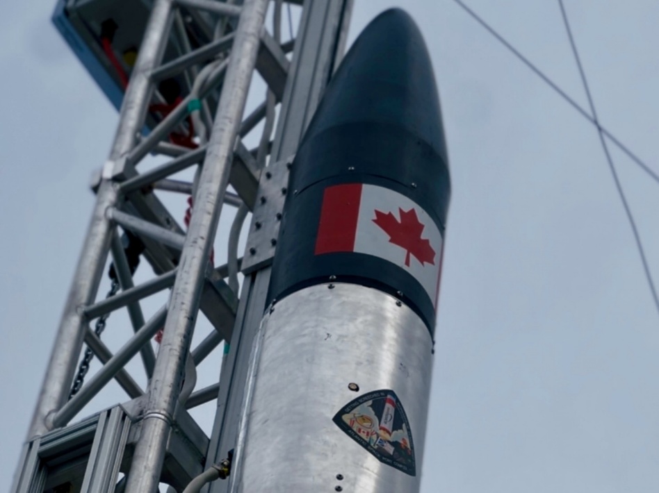 NordSpace's Taiga Sub-Orbital Rocket awaits its first flight. Image: NordSpace