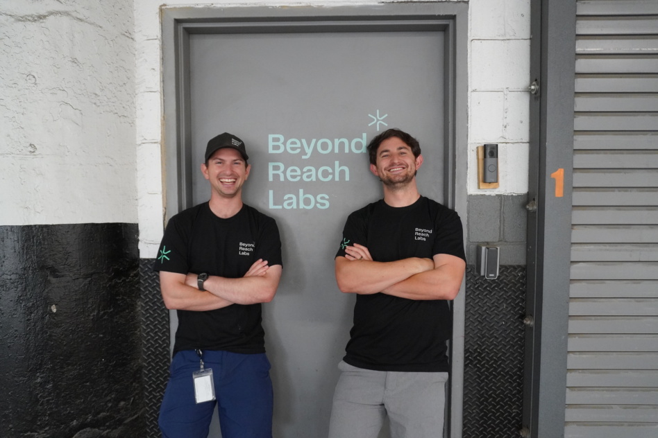 Beyond Reach Labs founders Mitchell Fogelson and Pele Collins. Image: Beyond Reach Labs