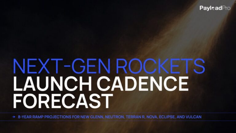 Report: Our Launch Cadence Forecast For Next-Gen Rockets