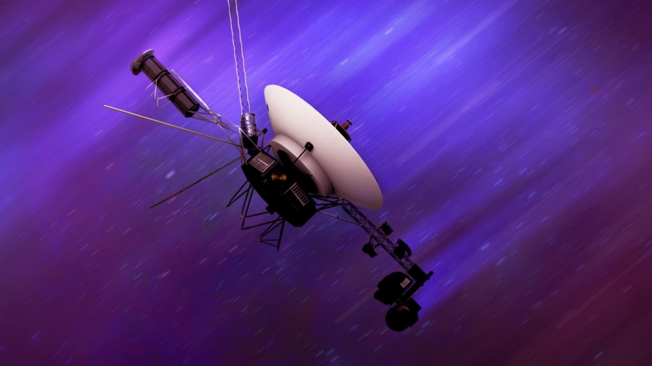 Artist rendering of NASA's Voyager probe in space. Image: NASA/JPL-Caltech