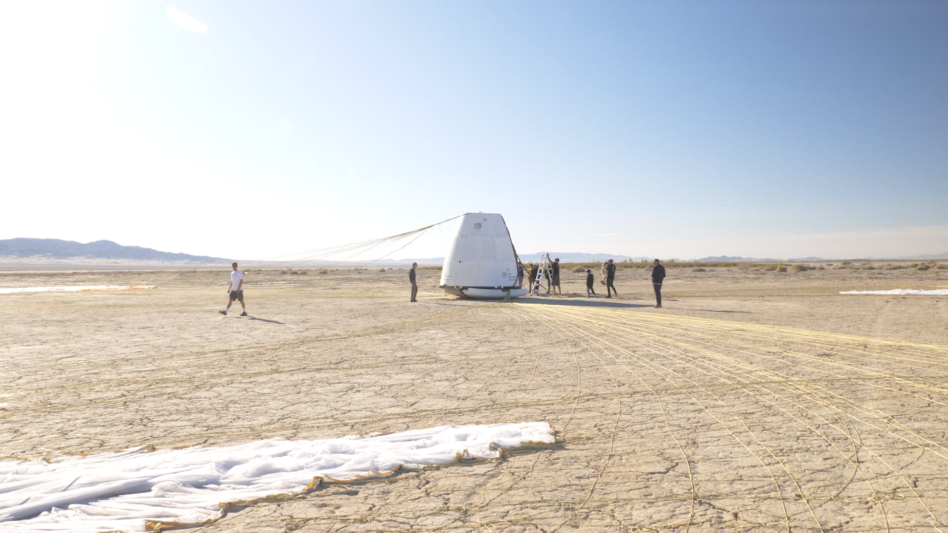 Nyx following a drop-test earlier this year. Image: The Exploration Company