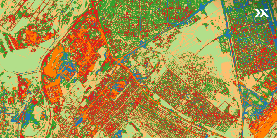 Abu Dhabi, UAE through hyperspectral eyes. Image: Pixxel