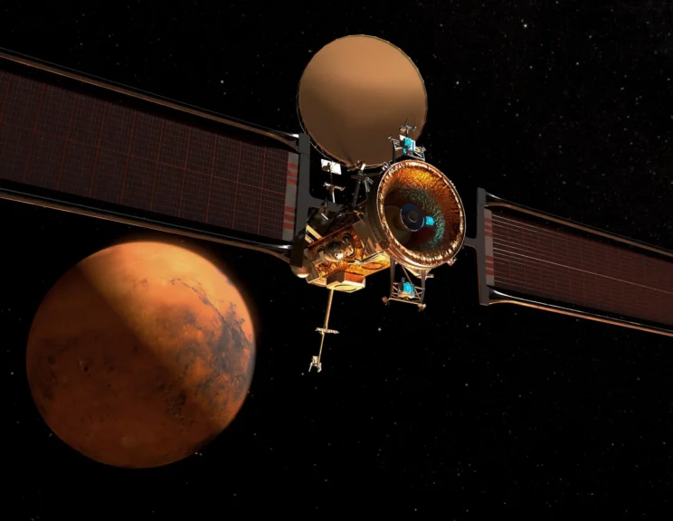 NASA Taps Blue Origin for Mars Communications Network