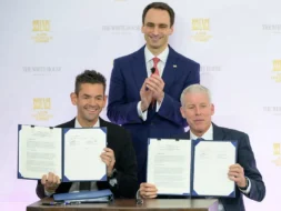 NASA Signs Space Nuclear Pact, Says Moon Base Is Ahead of Schedule